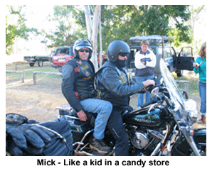 Mick - Like a kid in a candy store