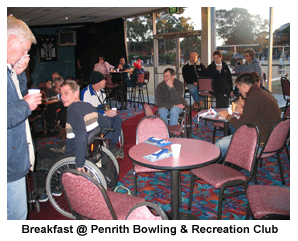 Breakfast at Penrith Bowling & Recreation Club