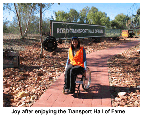 Joy after enjoying the Transport Hall of Fame