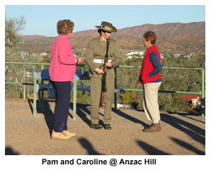 Pam and Caroline @ Anzac Hill