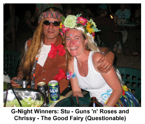 G-Night Winners - Stu Guns 'n' Roses and Chrissy The (Questionable) Good Fairy