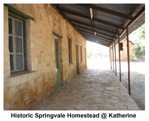 Historic Springvale Homestead at Katherine