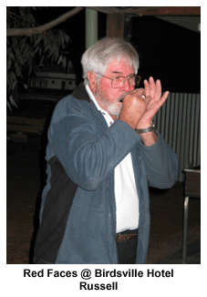 Red Faces at Birdsville, Russell