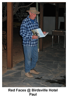 Red Faces at Birdsville, Paul