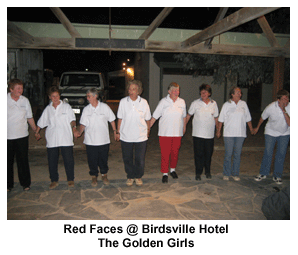 Red Faces at Birdsville, The Golden Girls